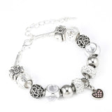 Crystal Heart Beads Bracelet