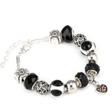 Crystal Heart Beads Bracelet