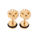Angry Face Earrings